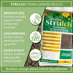 Strulch Mineralised Straw Garden Mulch -Yougarden Shop 100086 6