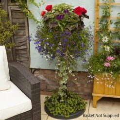 The Easy Fill Hanging Basket Pedestal Planter -Yougarden Shop 130268 2