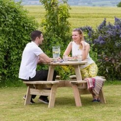 Katie Round Picnic Table -Yougarden Shop 160042 1