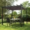 Latina 3x3 Grey Sun Canopy -Yougarden Shop 160202