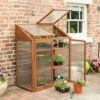 Hardwood Mini Greenhouse 1 Hardwood Mini Greenhouse -Yougarden Shop 160265