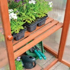 Hardwood Mini Greenhouse -Yougarden Shop 160265 3