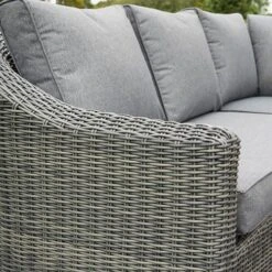 Bunbury Corner Sofa Set-Grey Weave -Yougarden Shop 160292 4