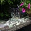 Metal Scroll Owl Light -Yougarden Shop 160618