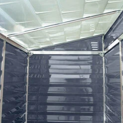 Palram 4x6 Skylight Grey Pent Shed -Yougarden Shop 160733 4