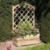 Rectangular Planter & Lattice -Yougarden Shop 160736