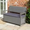 Alderley Rattan Storage Bench -Yougarden Shop 160748