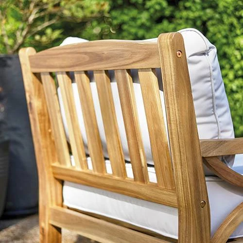 Sorrento Armchair With Footrest And Cushions 4 Sorrento Armchair With Footrest And Cushions - Image 2