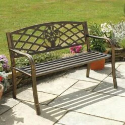 Coalbrookdale Garden Bench -Â Bronze