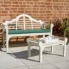 Lutyens Style Bench - Forest White -Yougarden Shop 160803