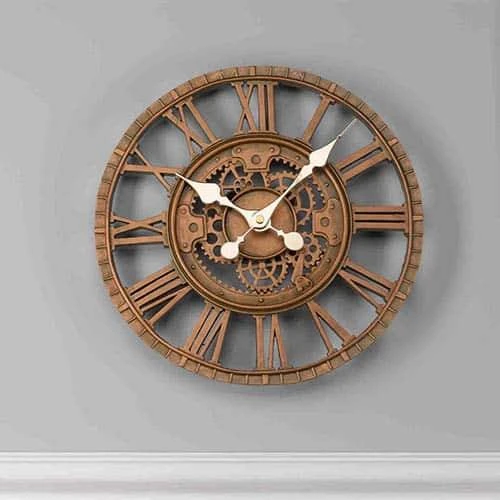 Newby Mechanical Clock Bronze 12" 4 Newby Mechanical Clock Bronze 12" - Image 2