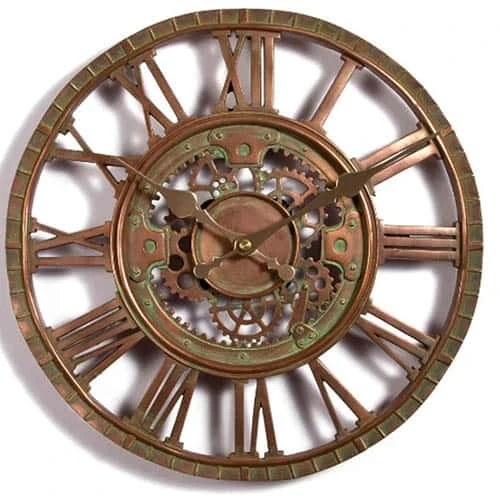 Newby Mechanical Clock Bronze 12" 5 Newby Mechanical Clock Bronze 12" - Image 3