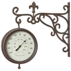 Marylebone Station Wall Clock And Thermometer -Yougarden Shop 160956 3