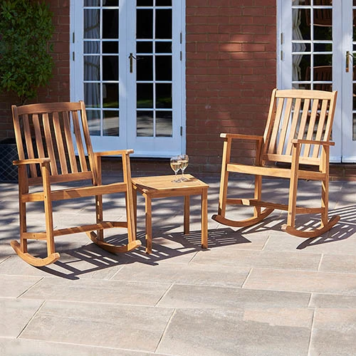 3pce Kingswood Rocking Chair Set In Natural 3 3pce Kingswood Rocking Chair Set In Natural