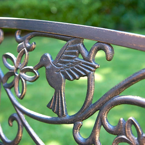 Hummingbird Bench-Bronze 4 Hummingbird Bench-Bronze - Image 2