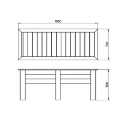 Large Kitchen Garden Planter - 1.8m -Yougarden Shop 161026 4