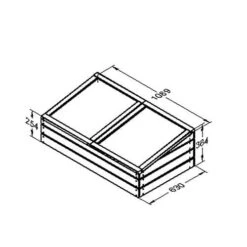 Large Timber Cold Frame 5 Large Timber Cold Frame -Yougarden Shop 161028 1