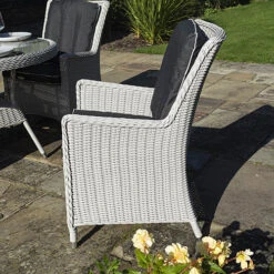 Prestbury 4 Seater Dining Set Putty Grey -Yougarden Shop 161230 5