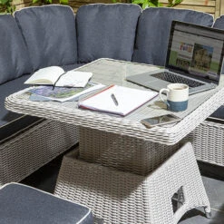 Prestbury Compact Diner Set Putty Grey -Yougarden Shop 161231 3