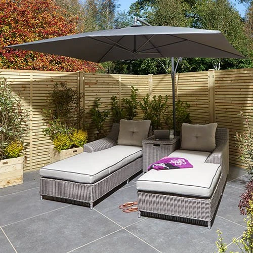 Prestbury Rectangular Overhang Parasol 3 Prestbury Rectangular Overhang Parasol