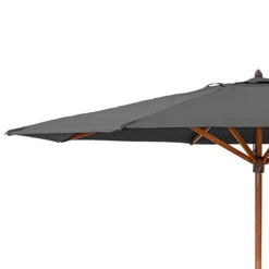 Willington Grey 2.7m Wooden Parasol -Yougarden Shop 161239 3