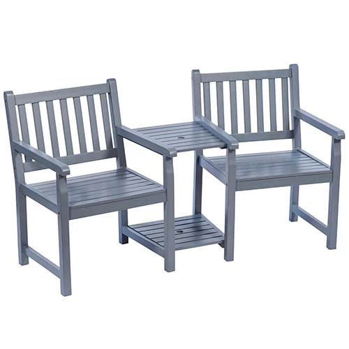 Danesford Duo Bench-Slate Grey 3 Danesford Duo Bench-Slate Grey