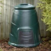 Green Compost Bin With Base Plate - 220 Litre -Yougarden Shop 161316