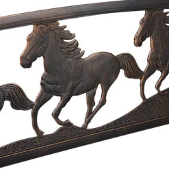 Strong Galloping Horses Garden Bench -Yougarden Shop 161320 2