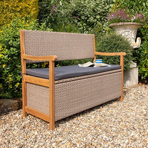 Alderley Rattan Storage Bench - Natural 3 Alderley Rattan Storage Bench - Natural