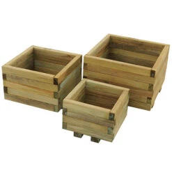 Kendal Square Planter - Set Of 3 -Yougarden Shop 161360 1