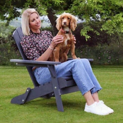 Folding Chair-Dark Grey -Yougarden Shop 161411 1