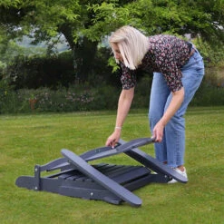 Folding Chair-Dark Grey -Yougarden Shop 161411 3