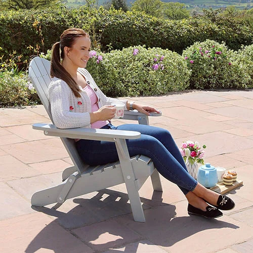 Folding Chair-Light Grey 4 Folding Chair-Light Grey - Image 2