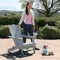 Folding Chair-Light Grey 9 Folding Chair-Light Grey -Yougarden Shop 161412 2