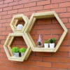 Honeycomb Shelf-Set Of 3 -Yougarden Shop 161421