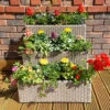 Tiered Rattan Planter In Natural -Yougarden Shop 161443