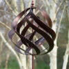 Saturn Copper Wind Sculpture 2 Saturn Copper Wind Sculpture -Yougarden Shop 161467