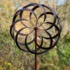 Grantchester Burnished Gold Wind Sculpture 2 Grantchester Burnished Gold Wind Sculpture -Yougarden Shop 161468