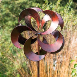 Tatton Burnished Gold Wind Sculpture
