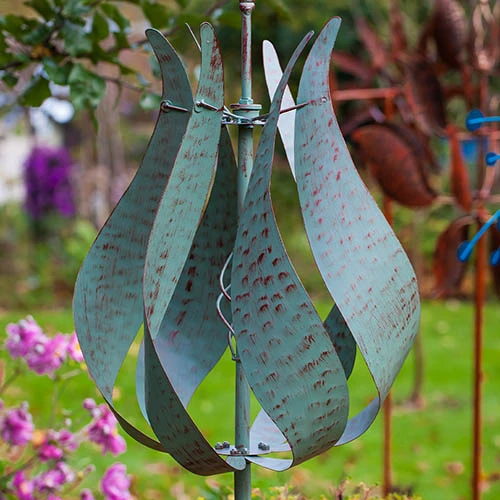 Jubilee Verdigris Wind Sculpture 3 Jubilee Verdigris Wind Sculpture