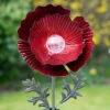 Red Poppy With Solar Bulb -Yougarden Shop 161511
