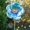 Blue Poppy Steel Sculpture -Yougarden Shop 161514