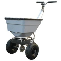 The Handy 100lbs Push Salt Spreader