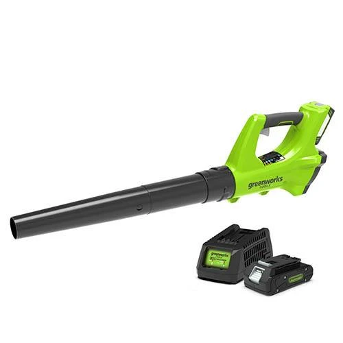 Greenworks 24V Blower With 2Ah Battery And Charger 3 Greenworks 24V Blower With 2Ah Battery And Charger